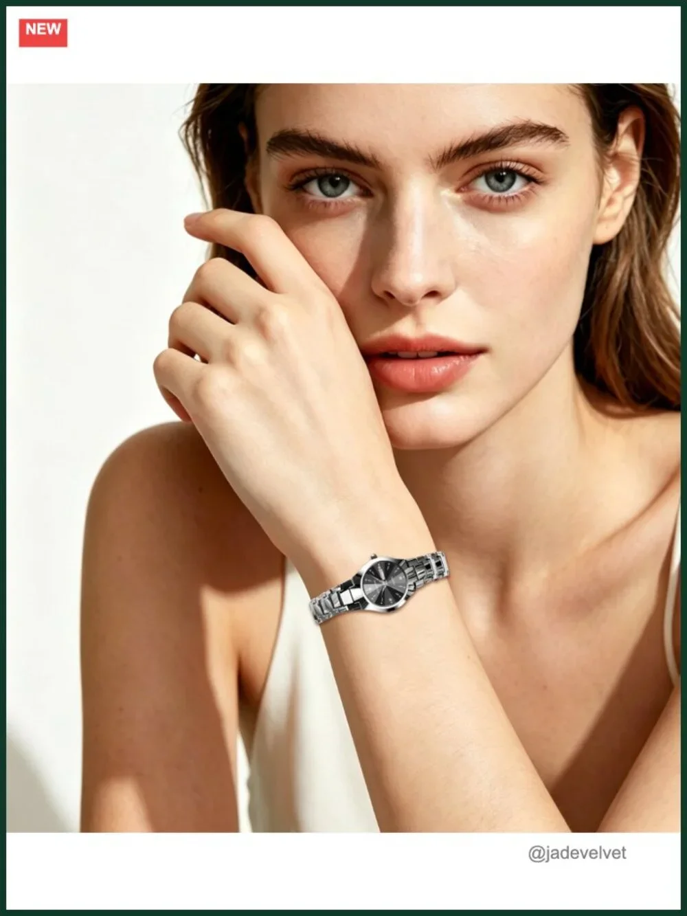 Analog Quartz Dress Watch Dainty Minimalist LadiesWrist Watch Waterproof
